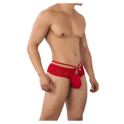 CandyMan String Dentelle à Lacets ATARGIS Rouge